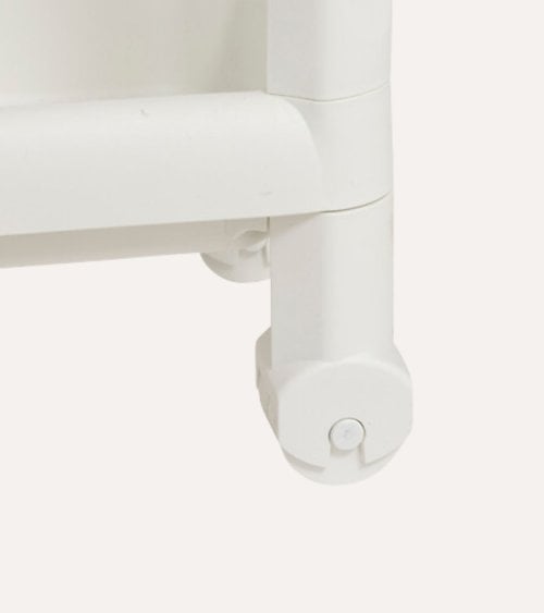 Estante Estrecho de 3 Niveles con Ruedas