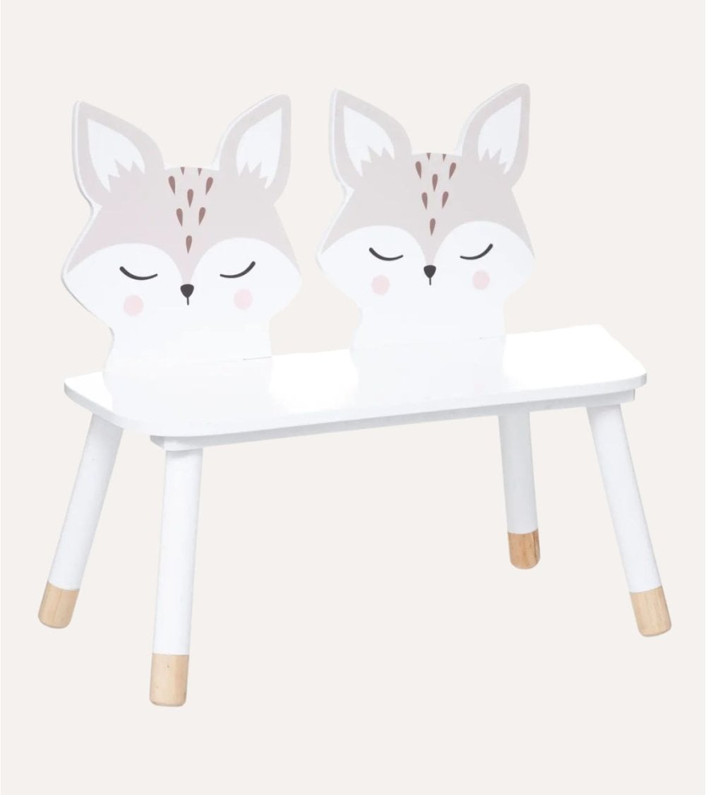 Banco Infantil Douceur de Zorro de MDF