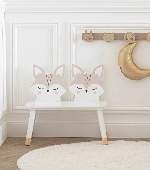 Banco Infantil Douceur de Zorro de MDF