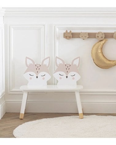 Banco Infantil Douceur de Zorro de MDF