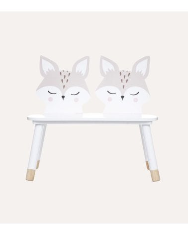 Banco Infantil Douceur de Zorro de MDF