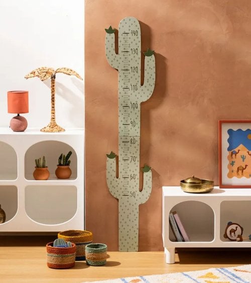 Medidos de Altura Infantil Cactus de Madera