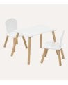 Set de Mesa y 2 Sillas Infantiles Alex