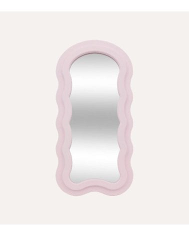 Espejo Infantil Olas Rosa de MDF