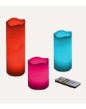 Set de 3 Velas LED y Mando