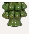 Jarrón de Peras Verde de Cerámica