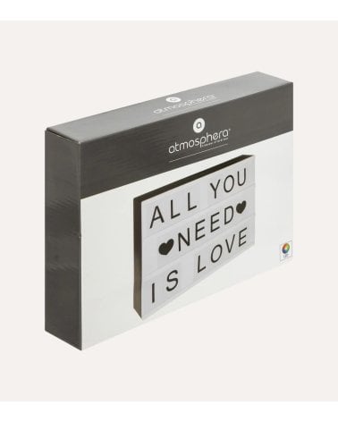 Caja Luminosa para Mensaje con 82 Caracteres