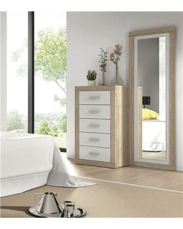 Sinfonier de Cinco Cajones con Tiradores Lara