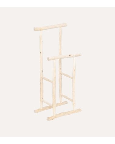 Galán Ainara con 2 Niveles de Madera Natural