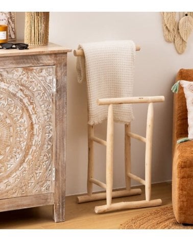 Galán Ainara con 2 Niveles de Madera Natural