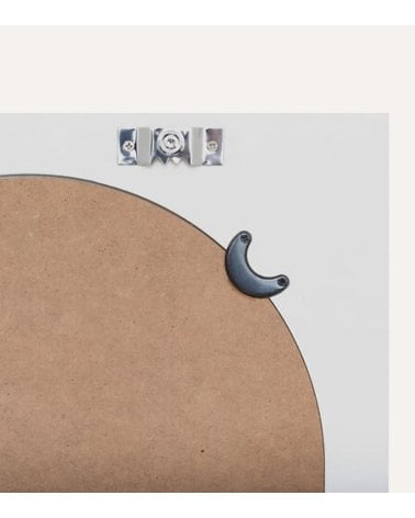 Espejo Mural de 3 Partes Sohane de MDF