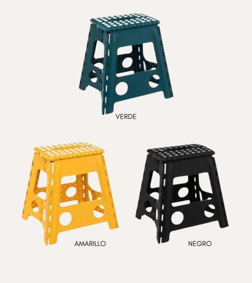 Taburete Plagable Grande de Plastico