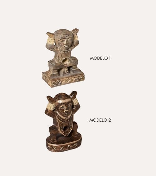 Totem Tom Resina de 15 Cm