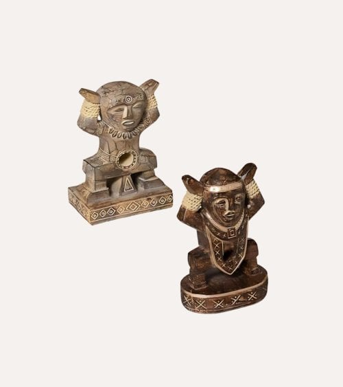 Totem Tom Resina de 15 Cm