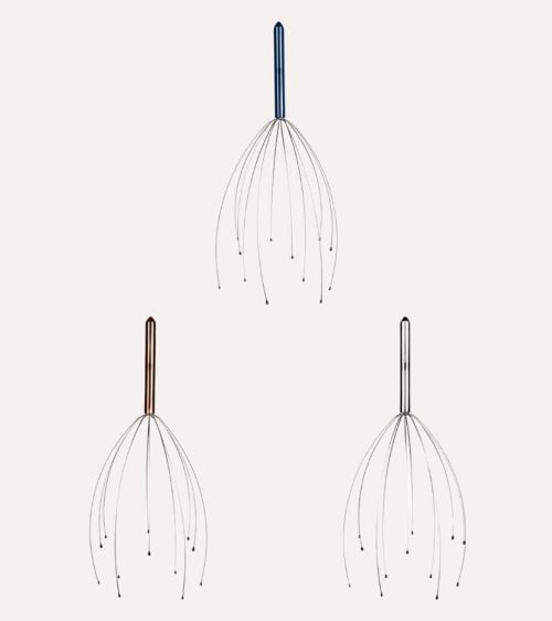 Masajeador Relajante de Cabeza de Metal