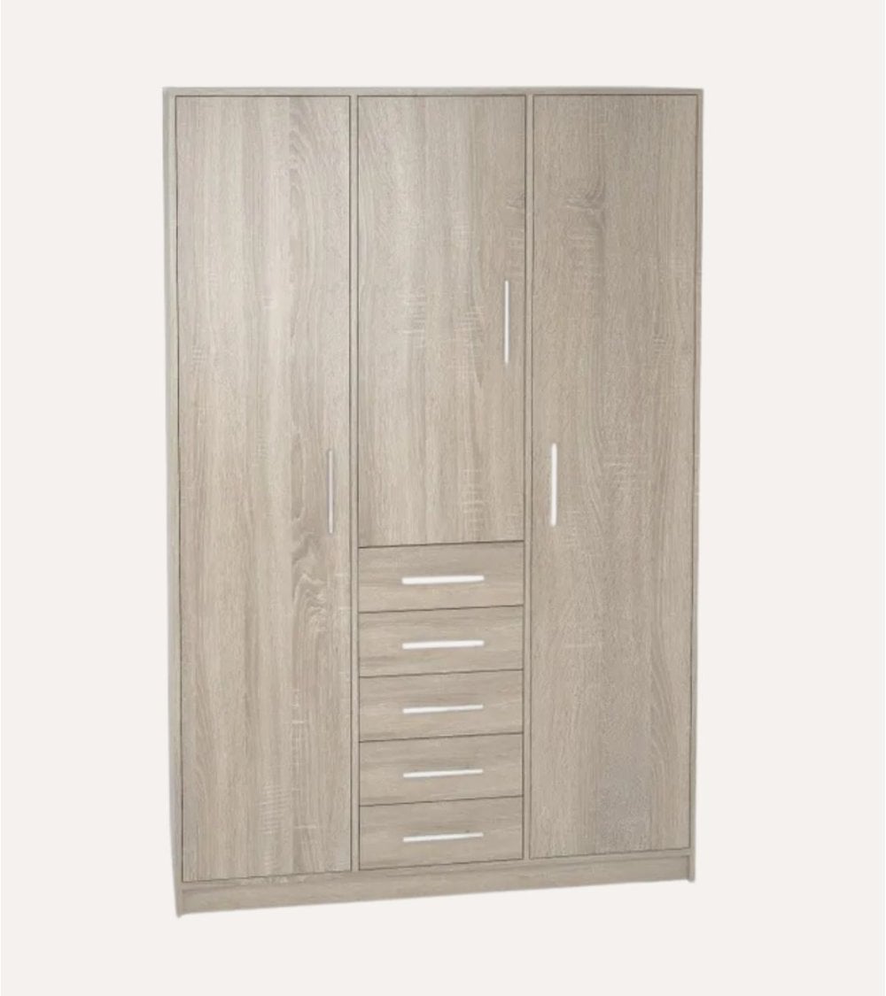 Armario Cortez de 3 Puertas y 5 Cajones