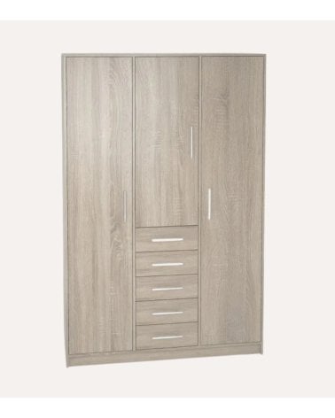 Armario Cortez de 3 Puertas y 5 Cajones