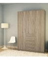 Armario Cortez de 3 Puertas y 5 Cajones