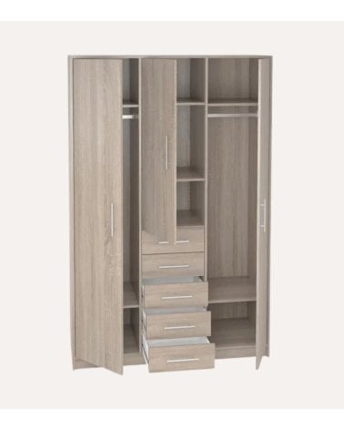 Armario Cortéz de 3 Puertas y 5 Cajones