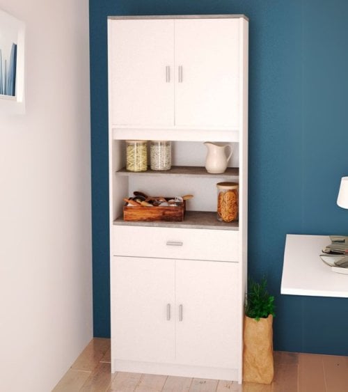 Armario Estilo Buffet con 4 Puertas y un Cajón