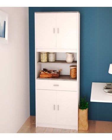 Armario Estilo Buffet con 4 Puertas y un Cajón