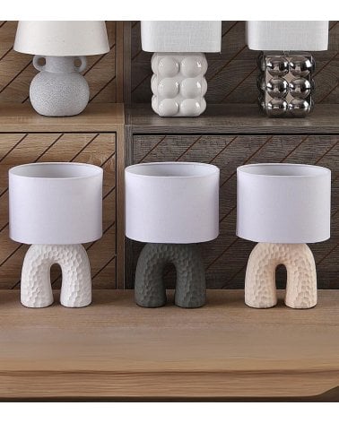 Lámpara de Mesa Arco de Cerámica