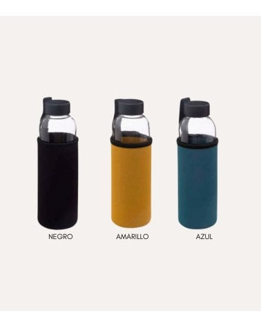 Botella con Funda de Neopreno