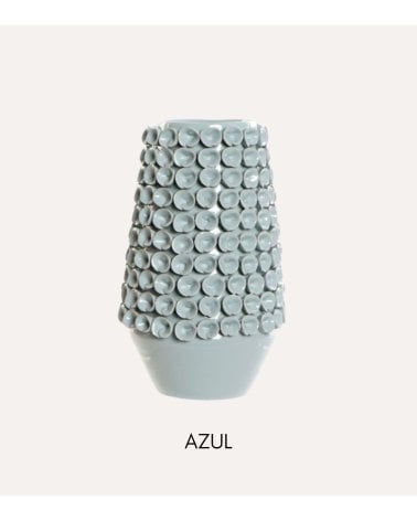 Jarrón Gres de Flores de 27 cm