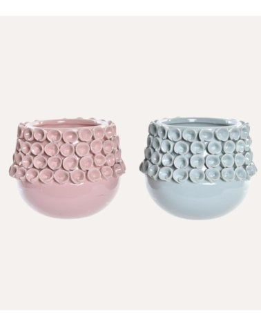 Jarrón Gres de Flores de 14 cm