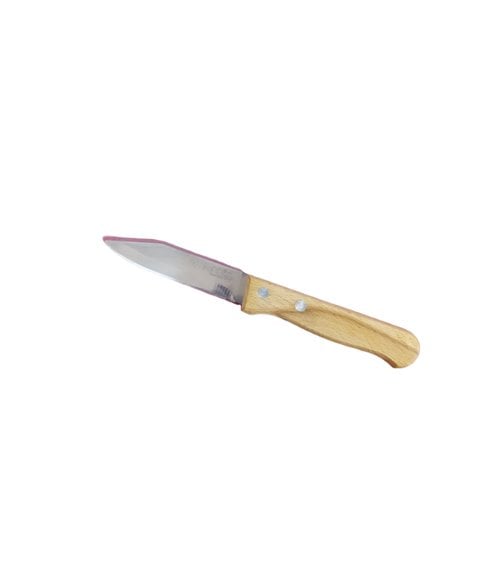 Cuchillo Pela-Verdura con Mango de Madera