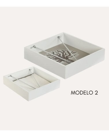 Servilletero con Árbol de MDF y Metal