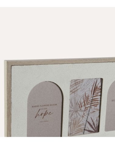 Marcos de Foto Múltiple Bloom Crema