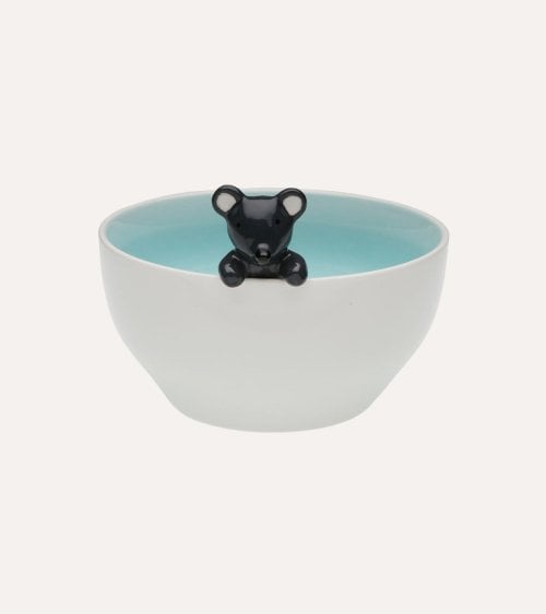Bol Happy de Ratón de Porcelana