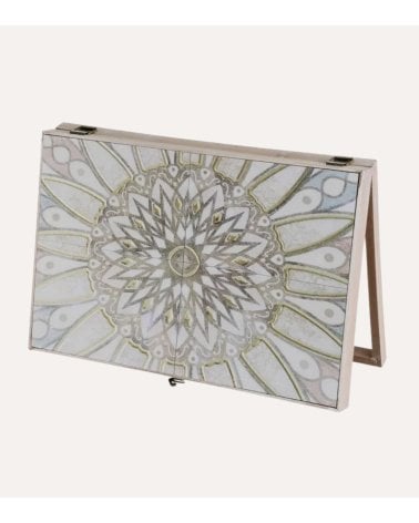 Cubrecontador Vitral de Girasol de MDF