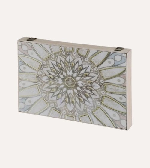 Cubrecontador Vitral de Girasol de MDF