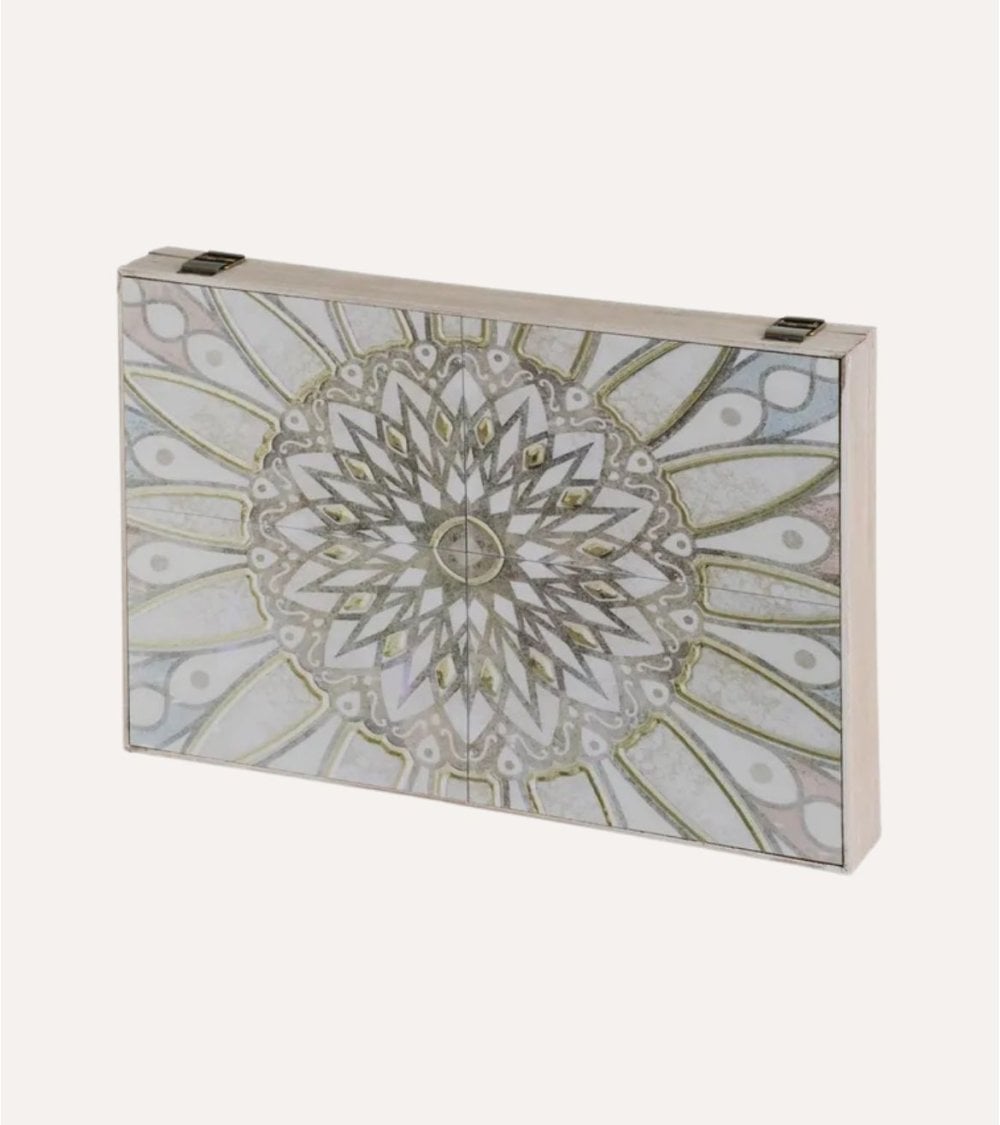 Cubrecontador Vitral de Girasol de MDF