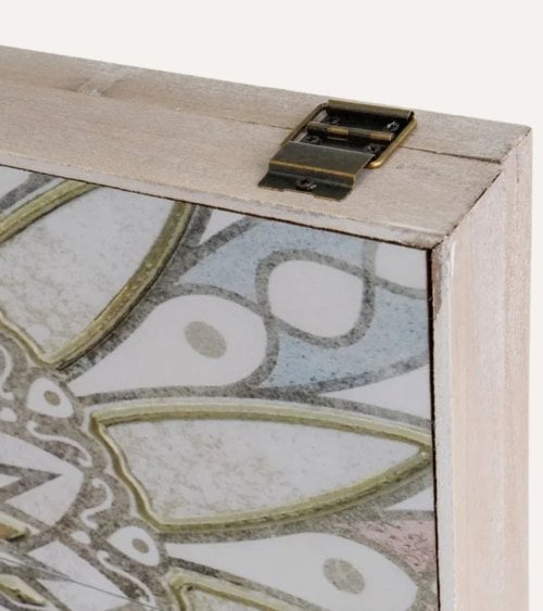 Cubrecontador Vitral de Girasol de MDF