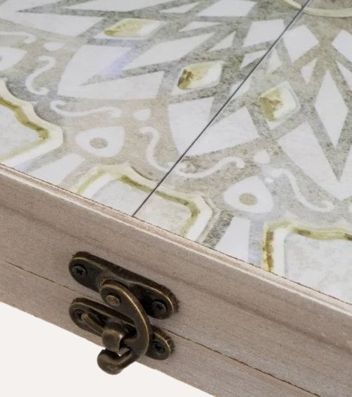 Cubrecontador Vitral de Girasol de MDF