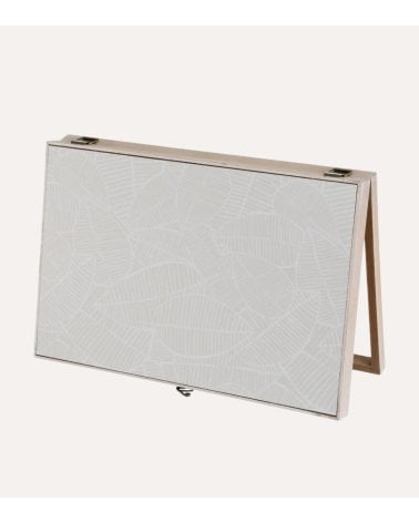 Cubrecontador con Diseño en Color Blanco de MDF