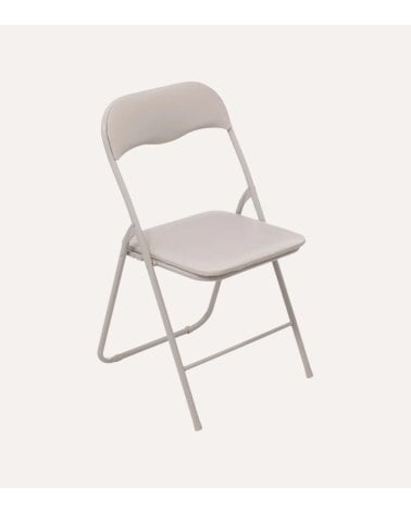 Silla Plegable con Asiento Acolchado