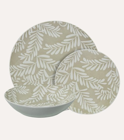 Vajilla de Porcelana de 18 Piezas