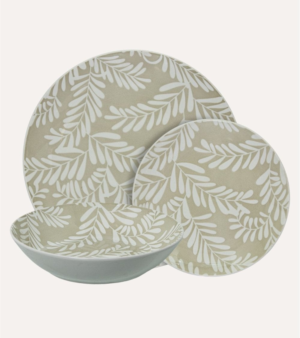 Vajilla de Porcelana de 18 Piezas