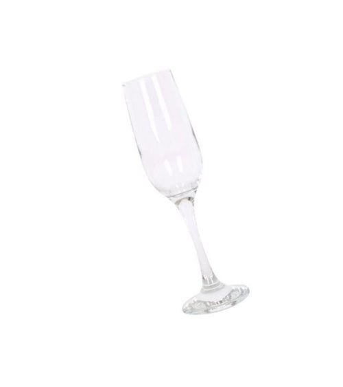 Set 6 Copas de Champagne en Cristal Transparente