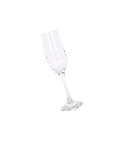 Set 6 Copas de Champagne en Cristal Transparente