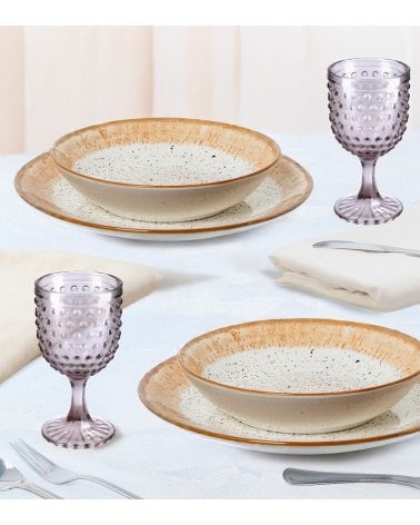 Vajilla de Porcelana Coco de 18 Piezas