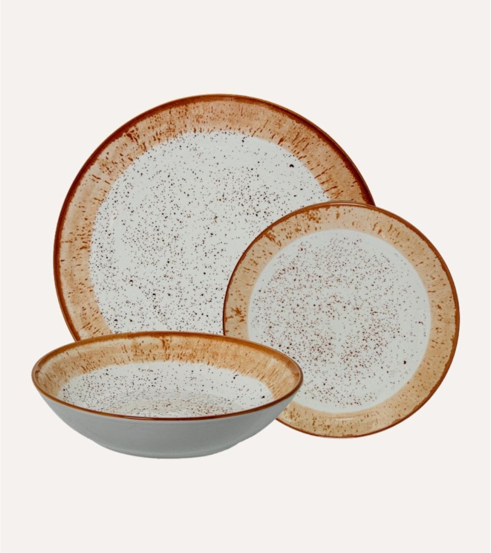 Vajilla de Porcelana Coco de 18 Piezas