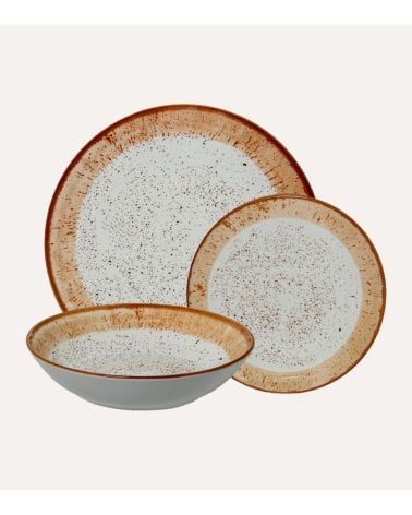 Vajilla de Porcelana Coco de 18 Piezas