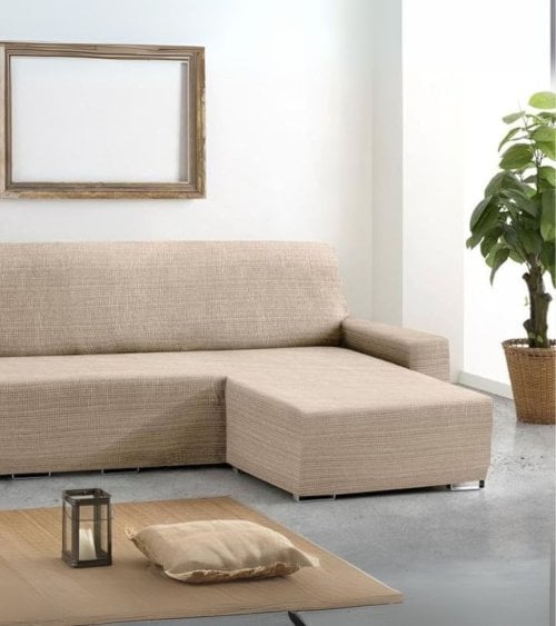 Funda de Sofá Chaise Longue Elástica de Brazo Corto Aquiles