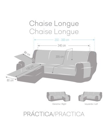 Funda de Sofá Chaise Longue Noruega