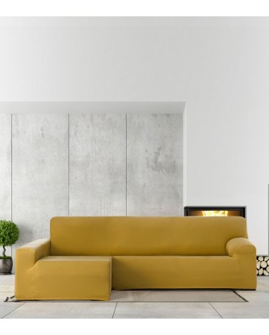 Funda de Sofá Chaise Longue Bielástica de Brazo Largo Bronx